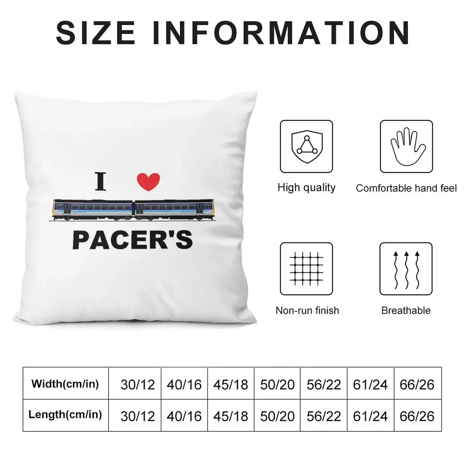 UK CLASS 142 PACER TRAIN Throw Pillow Decorative Cushions For Luxury Sofa Sofa Cushions Cover Sofa Decorative Covers pillow