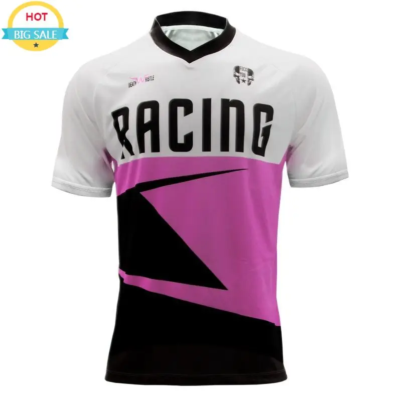 New bicycle locomotive shirt downhill jersey Motorcycle Jersey Fitness training MTB Tops competitive race short sleeve t