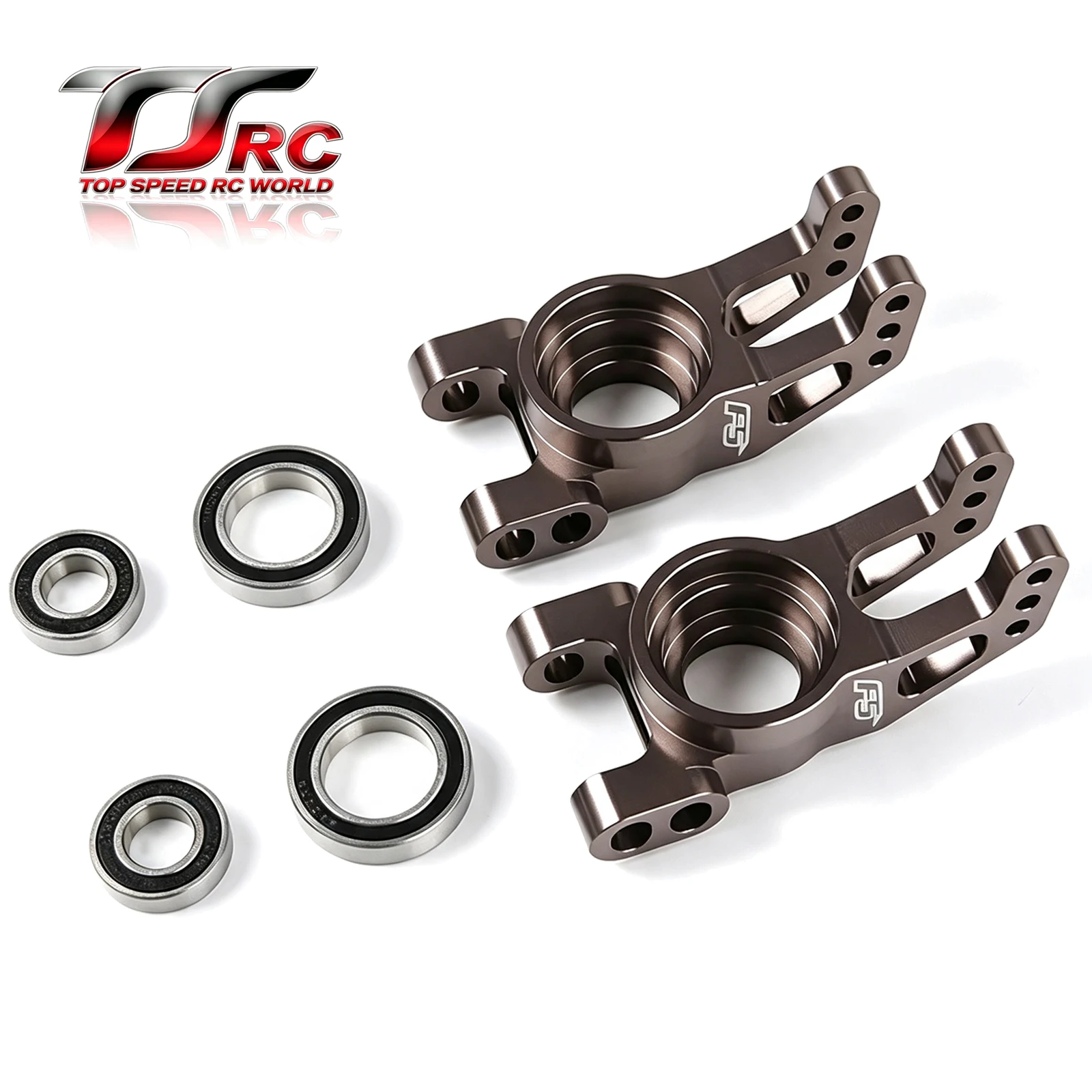 CNC Metal Rear Wheel Bearing Seat Kit for 1/5 Scale Rovan ROFUN F5 4WD ON ROAD MCD XS5 RR5 PARTS