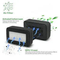 For Bambu Lab HEPA 13 + Activated Carbon Combo Air Filter Ultra for X1C P1S P1P 3D Printers Accessories OEM Replacement