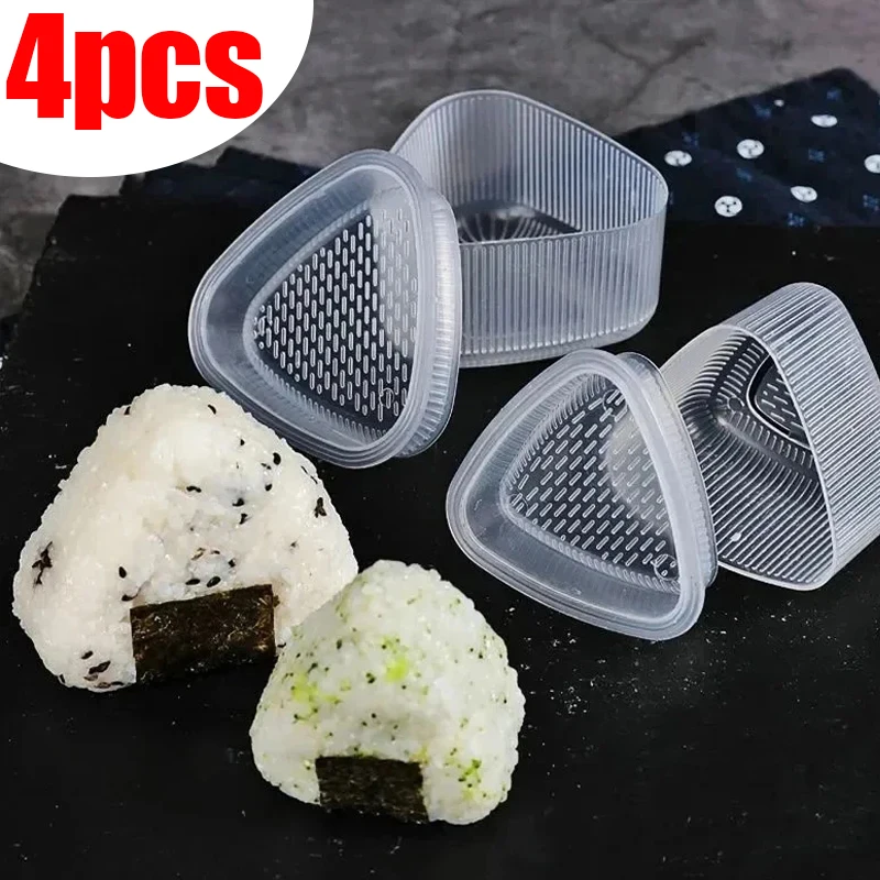 

4/1PCS Triangle Rice Ball Mold Bento Press Maker Mold DIY Sushi Mold Onigiri Rice Ball Maker Machine Kitchen Bento Accessories