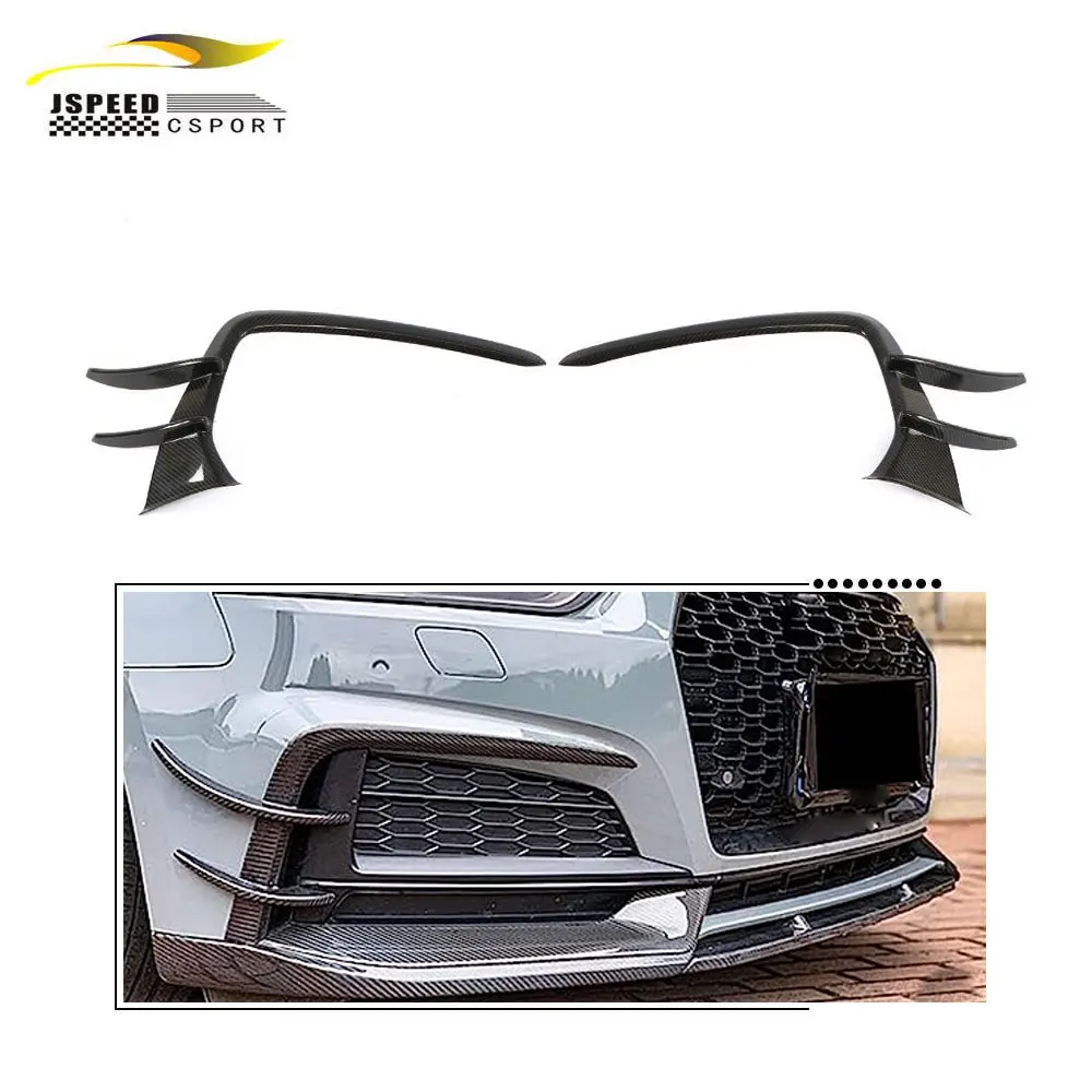

Suitable for Carbon fiber front bumper fenders are used Suitable for Audi A7 S-LINE S7 SPORTBACK 2019