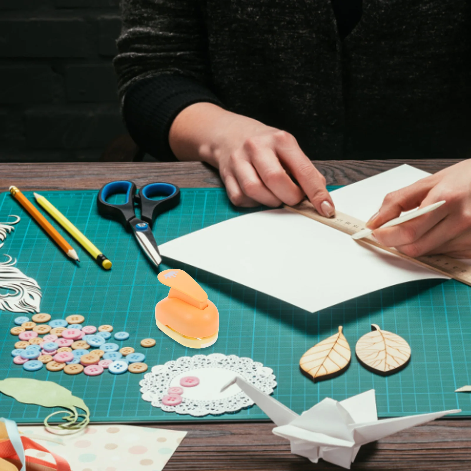 

Scrapbooking Supplies Supply Hole Punch Crafts Handmade DIY Punching Accessory Tab