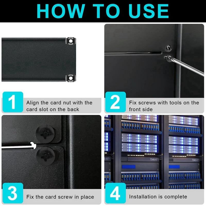 3 Pcs 1U 2U 4U Blan… - image