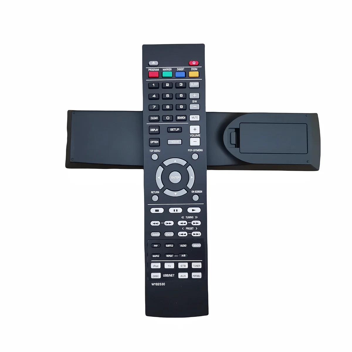 

Replacement WY925300 WY92530 Remote Control for Yamaha BRX-610BL BRX-610 Blu-ray Disc Receiver