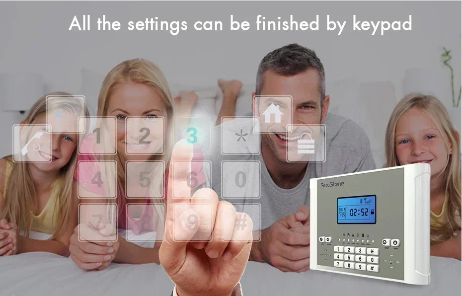 Italian Alarm 007M2C safe house Security Guard Alarm system