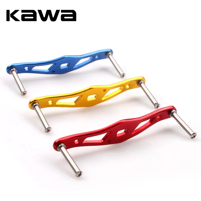 kawa Fishing Reel Handle Aluminum Alloy Materails Assembly Hole Size 8x5mm Length 100mm Handle Reel Rocker Accessory For DIY