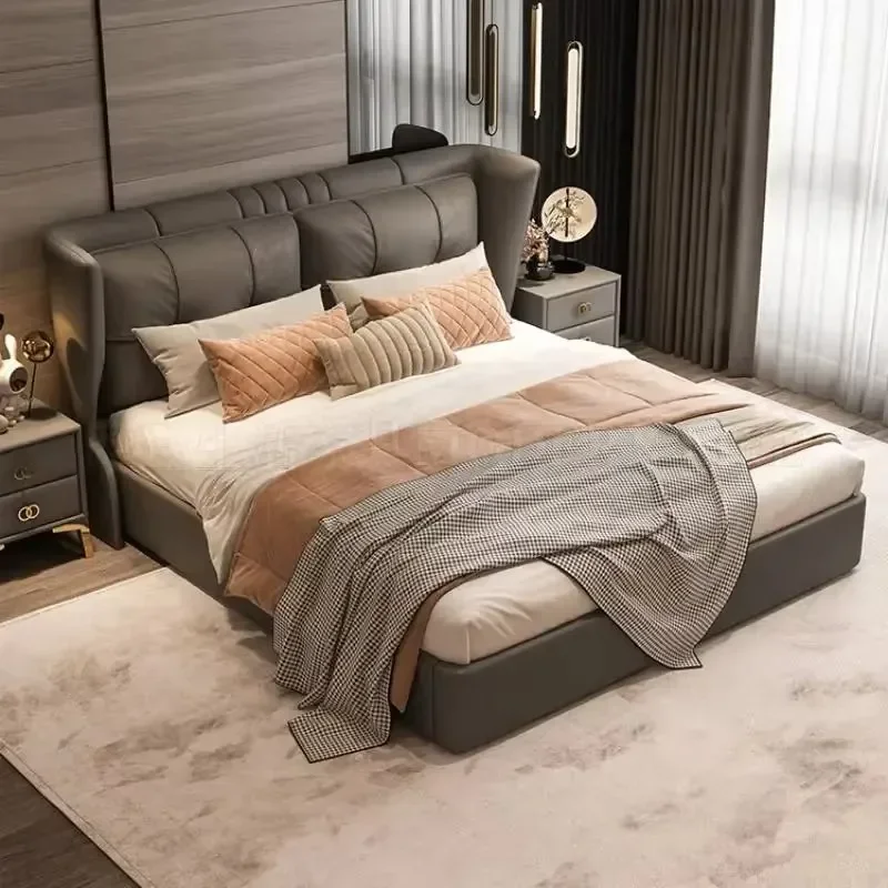 Ergonomic Storage Bed Cheap Space Saving Comfortable Princess Sleeping Bed Design Princess Trendy Beliche Postmodern Furniture