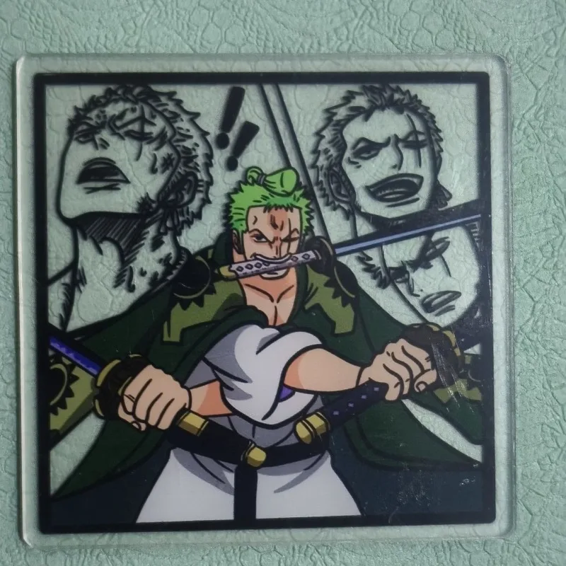 Neuer One Piece Tony Tony Chopper Portgas·D· Ace Sanji Persönlichkeits-Untersetzer aus Acryl, kreativer Untersetzer für den Schreibtisch, Tassen- und Wärmeisolationsunterlage – Detail 5
