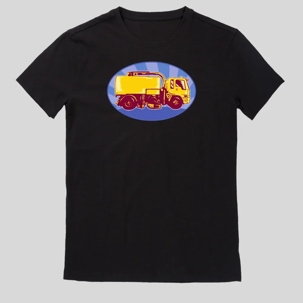 Street Sweeper Truck T-Shirt High Quality 100%Cotton Short Sleeve