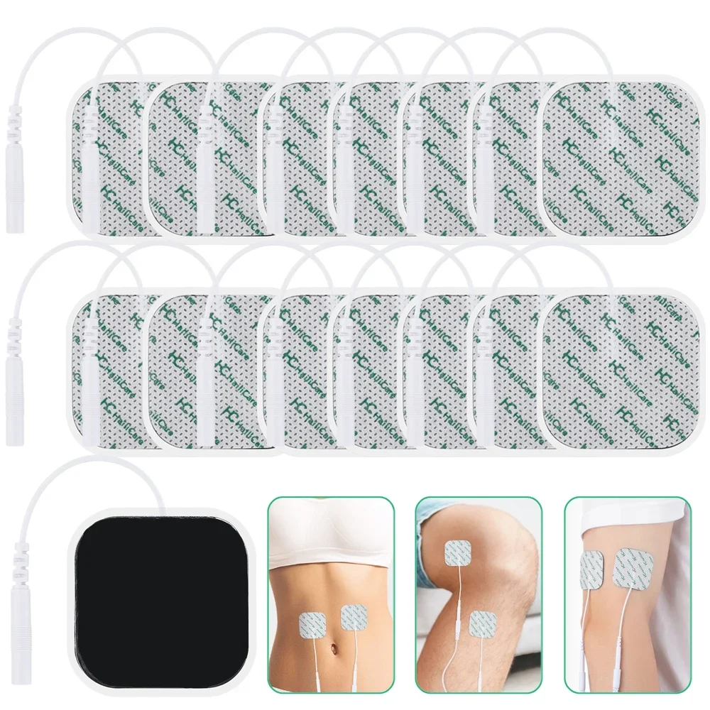 

Электроды Tens, подушечки, аксессуары для физиотерапии, EMS стимулятор мышц, самоклеящаяся сменная многоразовая подушечка для массажа тела