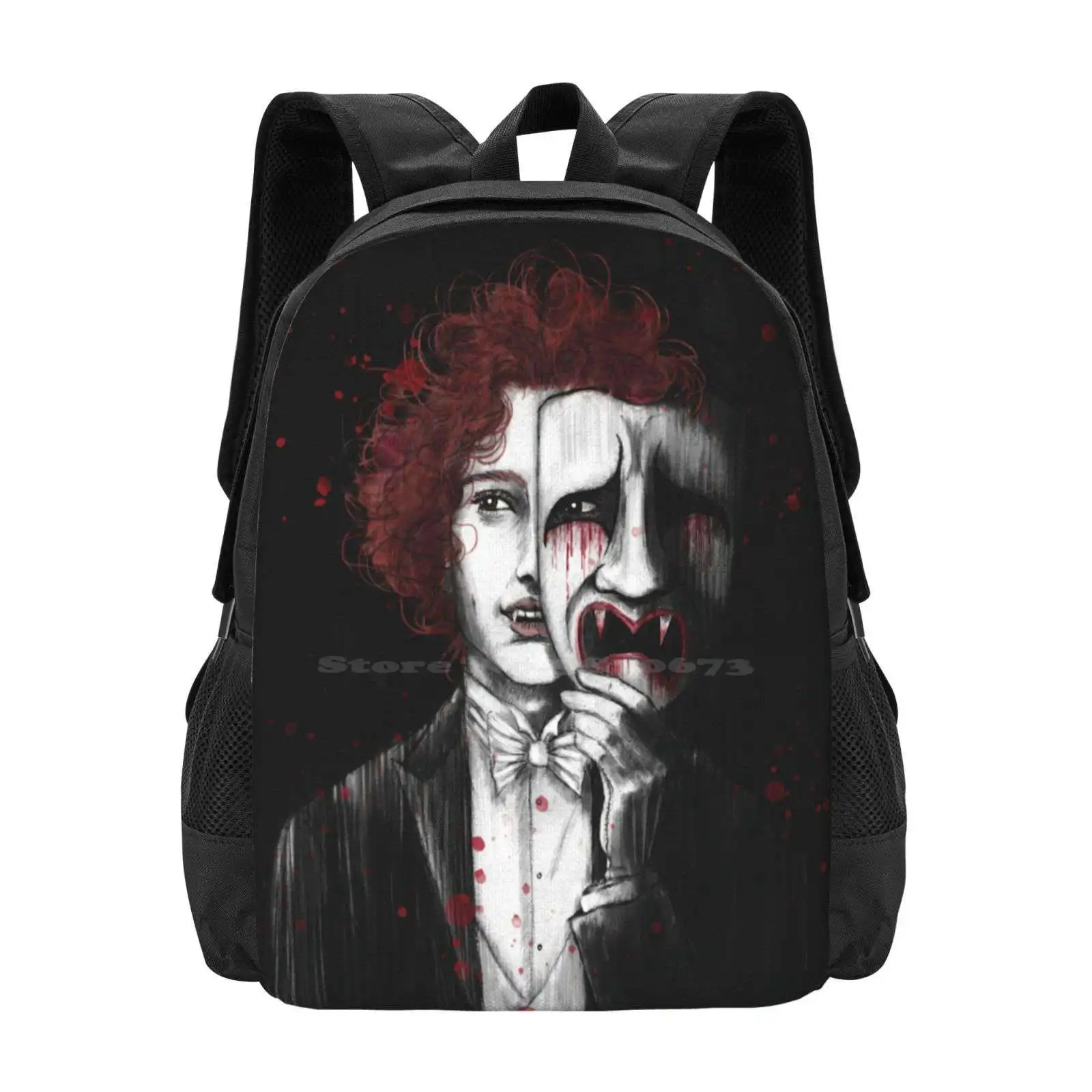 Theater Des Vampires Hot Sale Schoolbag Backpack Fashion Bags Armand Theater Des Vampires Lestat Anne Rice Vampire Chronicles