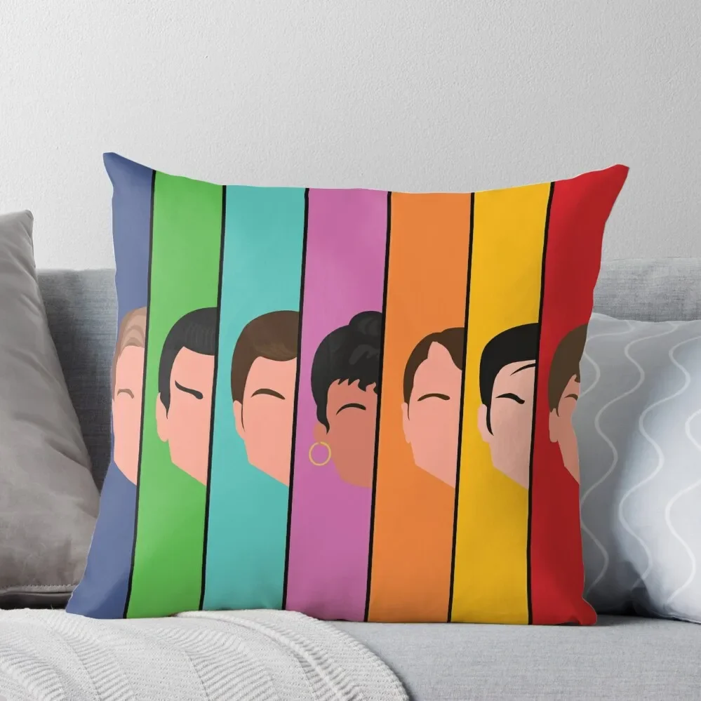 

Enterprise Crew Throw Pillow Ornamental Pillow Christmas Covers