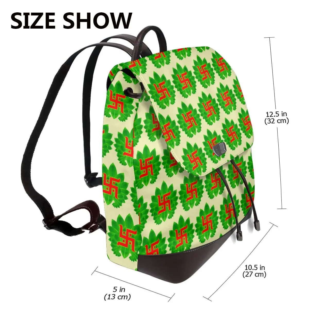 Anime Tokyo Swastika Character Bookbag School Student Bags Hiking Travel Daypack for Women Fashion Derma Backpack