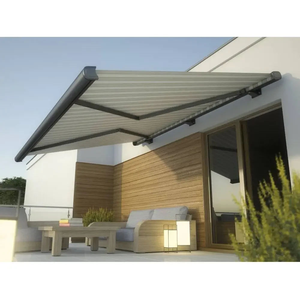 Remote Control Awnings Telescopic Rain Loose Electric Intelligent Outdoor Balcony Luxury Awnings