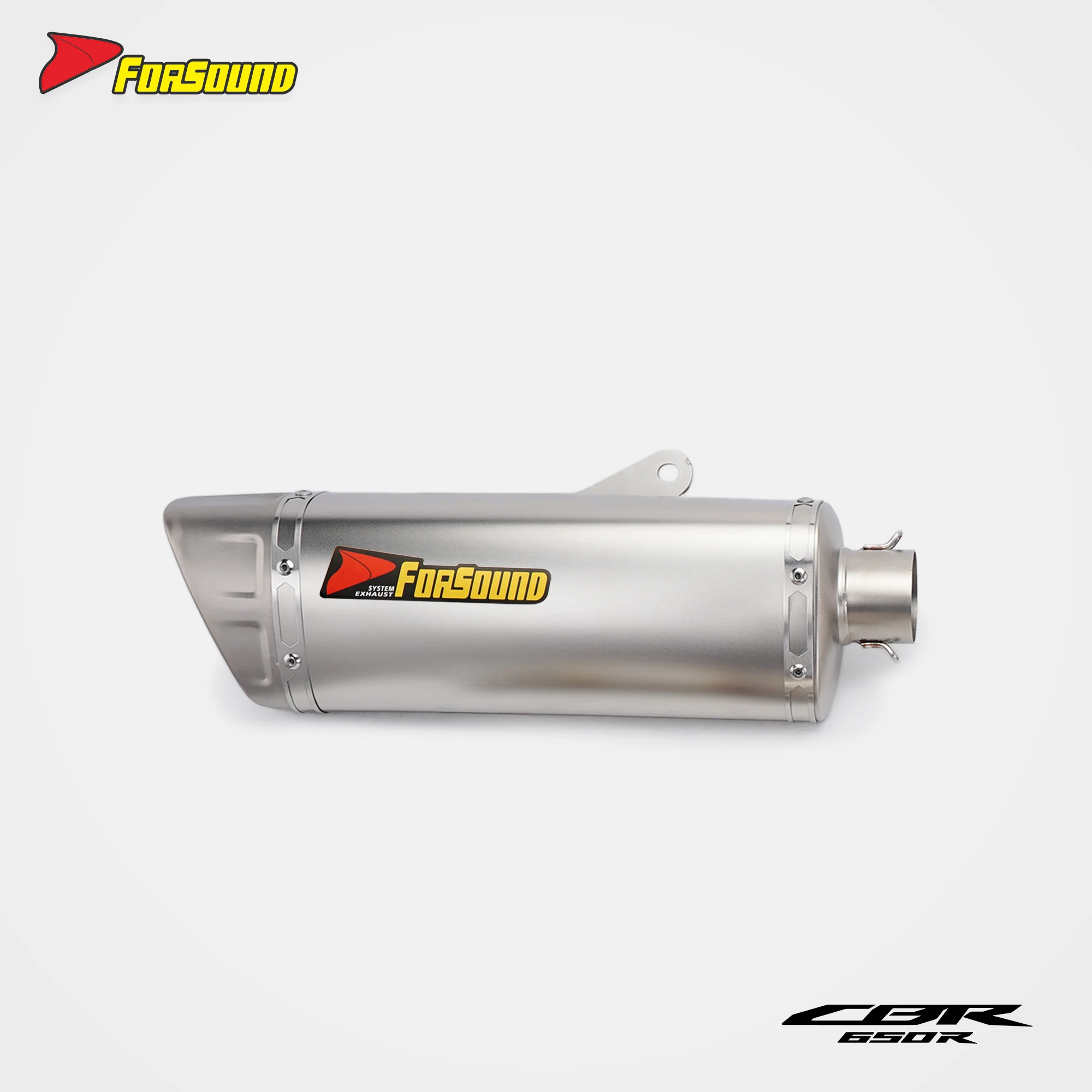 Forsound Stainless Steel Exhaust System Arrows Short Muffler Racing Full Pipe Motorcycle Modification CBR650R