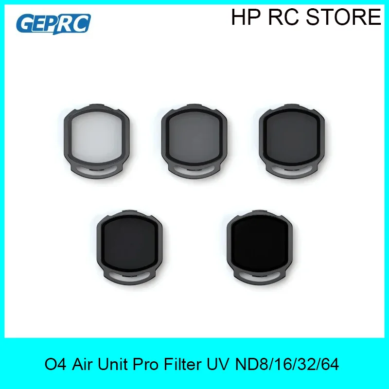 GEPRC O4 Air Unit Pro Filter UV ND8/16/32/64, Optical Glass Lens for DJI O4 FPV Drone Aerial Photography Action Camera