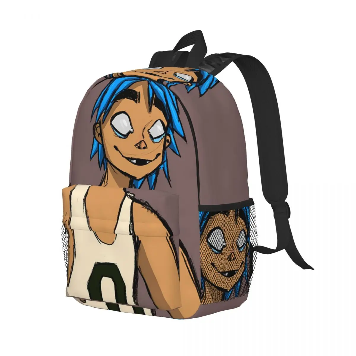 

2D рюкзак Gorillaz, студенческая сумка для книг для мальчиков и девочек, детская школьная сумка, сумки на плечо для ноутбука для мужчин и женщин