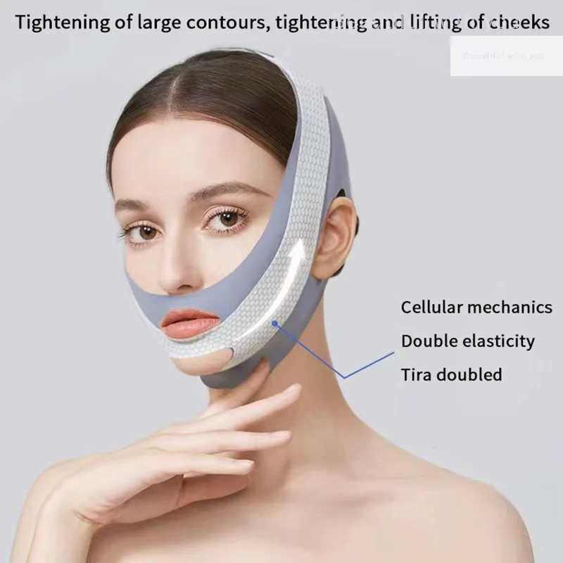 NewFace Slimming Bandage, V-Line Face Shaper & Double Chin Reducer, Anti-Wrinkle Facial Lifting Strap For Tightening & Skin Care