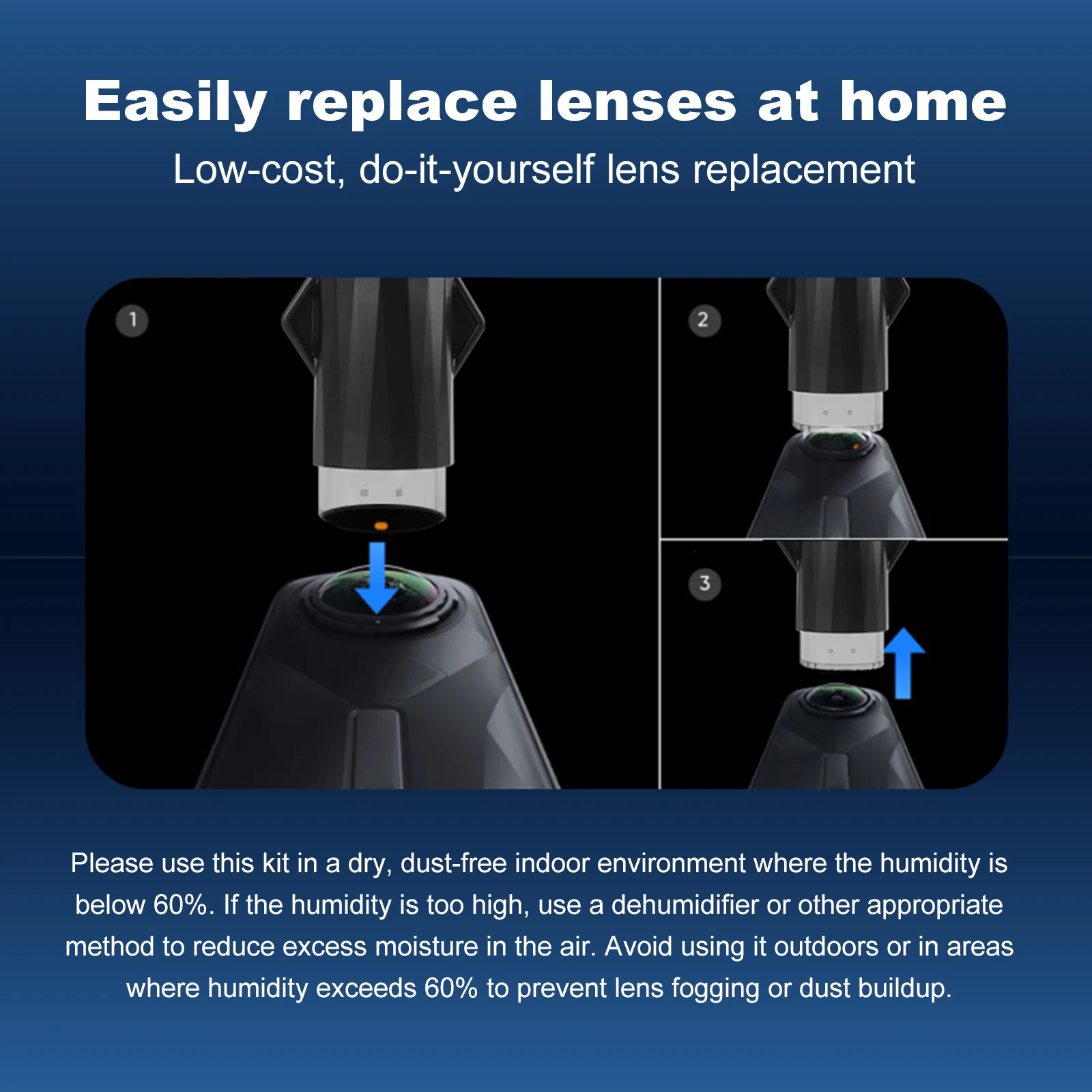 

Repair Lens Handy Kit Seamless Optical Fit Replacement Lens Complete Kit Tempered Optical Glass for X5 Replacement Lens