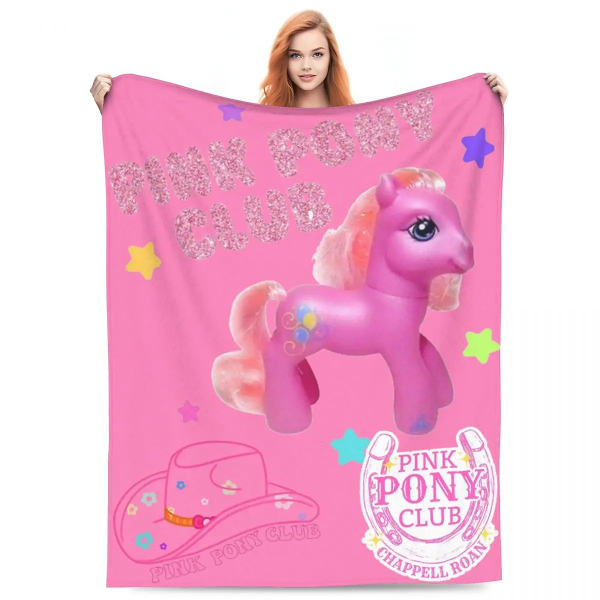 

Pink Pony Club Chappell Roan Stuff Blankets Soft Flannel Throw Blankets Cozy Quilt