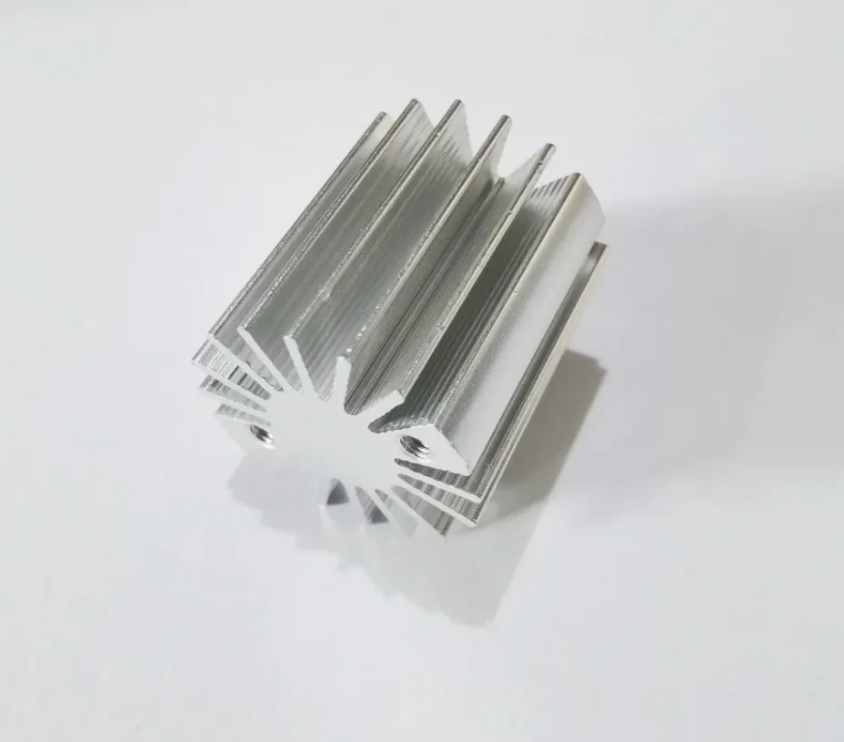 Image of 5 Stück 28 mm x 30 mm Aluminium-Kühlkörper, rund, für 1 W, 3 W, 5 W Hochleistungs-LEDs zum Selbermachen