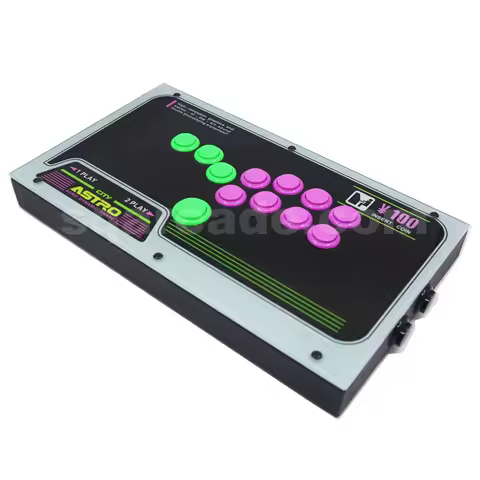 RAC-J800B All Buttons Hitbox Style SQ Arcade Joystick Fight Stick Sanwa OBSF-24 30 Artwork for Video Game Controllers PS4/3/PC