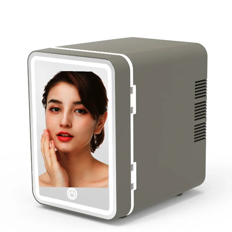 Custom Portable Glass Door Womens Skincare Makeup Fridge Small Car Freezer Mini Fridge Refrigerator