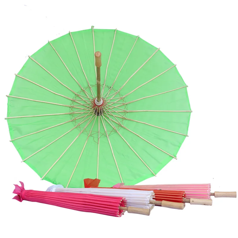 Diameter 20cm 30cm 40cm 60cm China Handmade solid color paper umbrella Outdoor wedding Party thanksgiving decorations for home