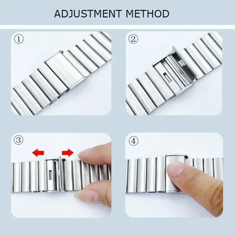 حزام معدني لـ Amazfit Bip 5 Unity سوار ساعة من الفولاذ المقاوم للصدأ لـ AMAZFIT GTR 4/GTR 3 معصمه لسوار Amazfit GTR 2 LTE