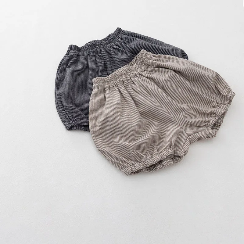 MILANCEL Sommer-Kindershorts 1-6T, lockere Kinder-Knickershorts, gestreifte Mädchen-Halbhosen, atmungsaktive Jungenhosen – Detail 5