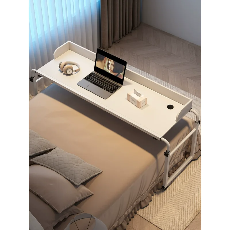 

Lazy people in bed study desk movable telescopic cross-bed table Bedroom bedside table Home lifting computer desk