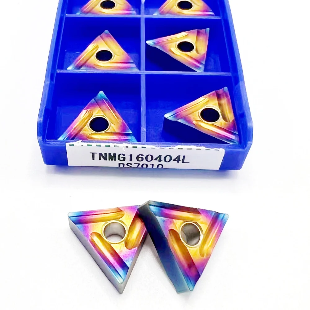Carbide Insert TNMG160404L DS7010 Aluminum Alloy CNC Lathe Turning Tools High Speed Precision TNMG 160404L Indexable Inserts