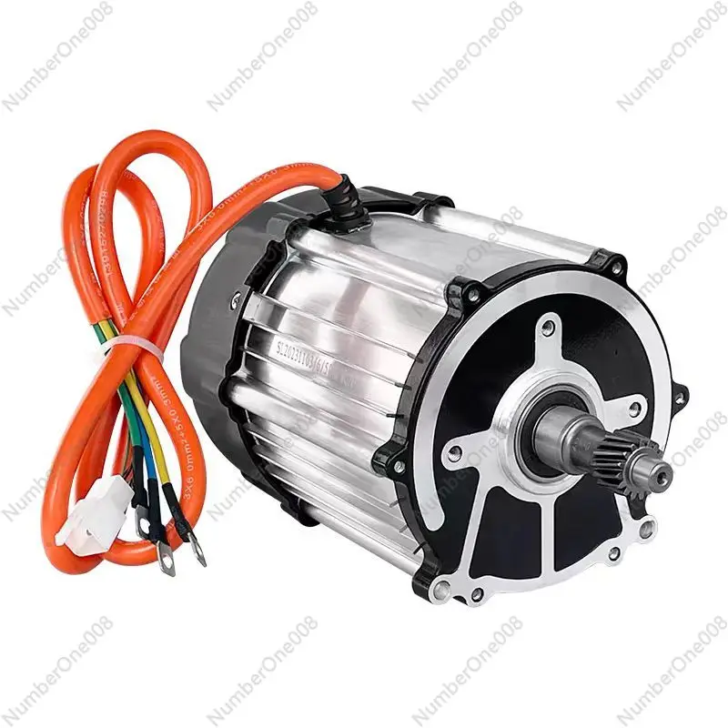 48V 60V 72V 1800W 3200RPM 3900RPM Electric Tricycle High Speed Brushless Differential Motor