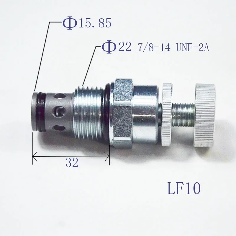 Supply of threaded plug-in two-way throttle valve LF10-00/NV2-10 hydraulic valve view 2
