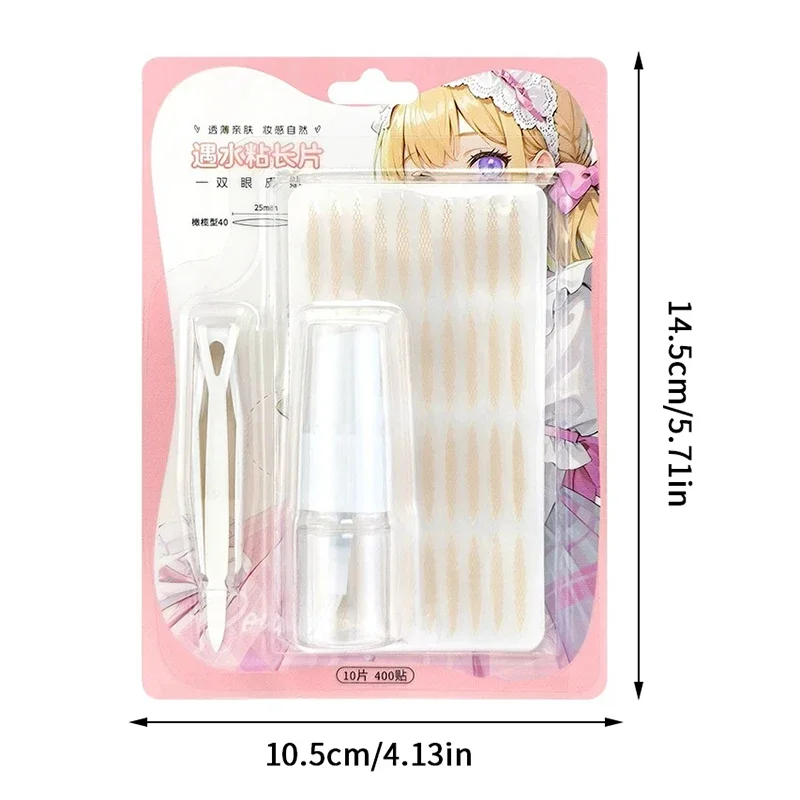 Pegatina Invisible para párpados, tiras de elevación de ojos de encaje, cinta adhesiva para párpados dobles, herramientas de cinta para ojos