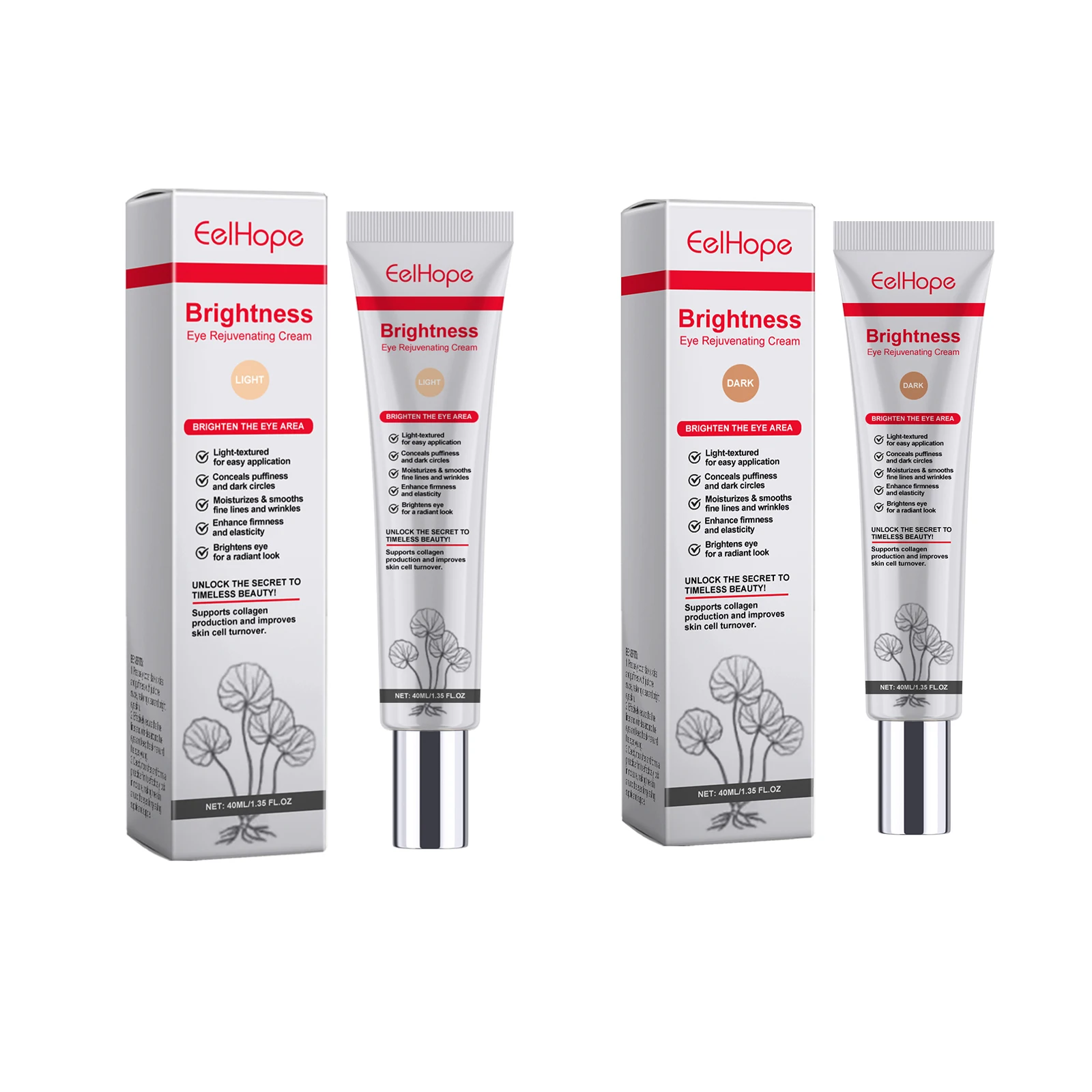 Eye Concealer Hydrate Sensitive Skin Improved Dullness Around Eyes Lightweight Delicated Undereye Care Remove Dark Circles 40ml