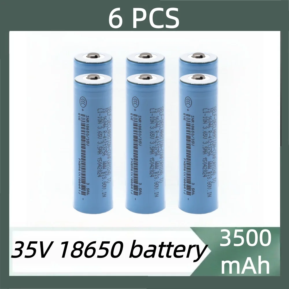 

18650 3500mAh 100% Original Power Battery 18650/35V 3500mAh Li-ion pointed tip 3.7v Rechargeable Battery 18650 Battery