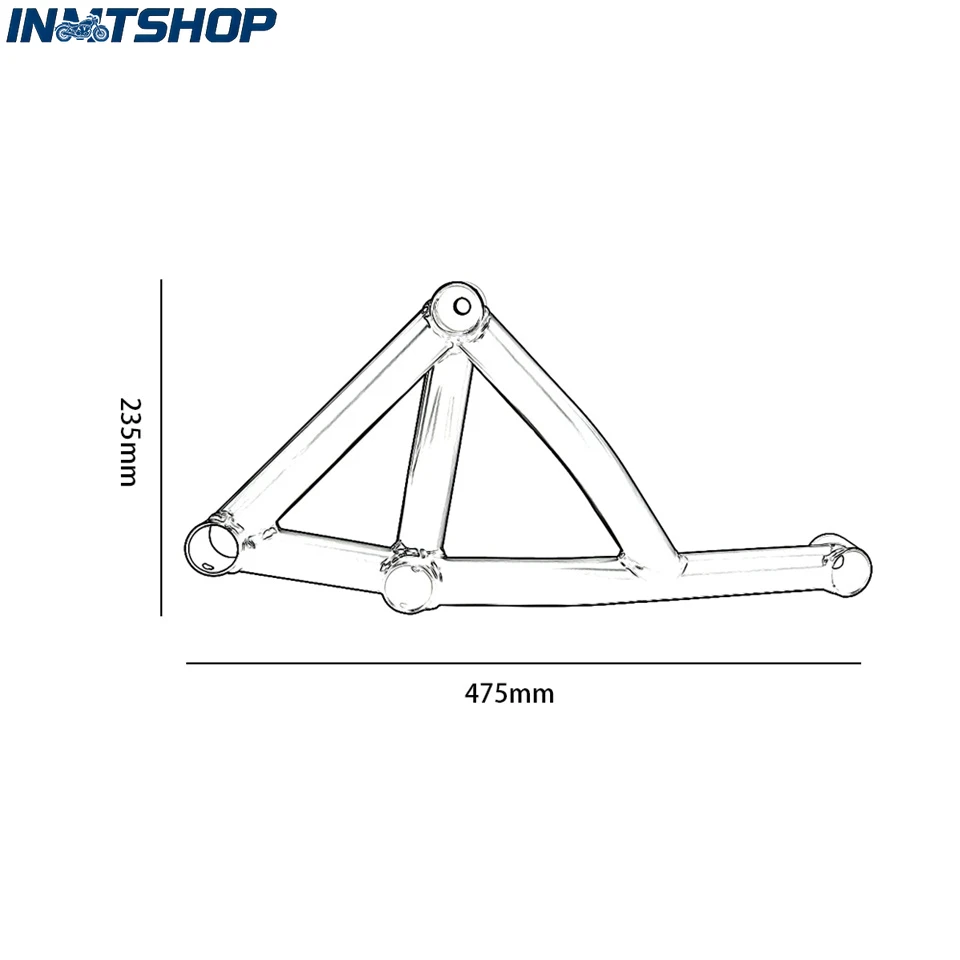 Factory Wholesale Yamaha FZ09 MT09 Motorcycle Bumper Combination, Engine Guard, and Anti-collision Bar.