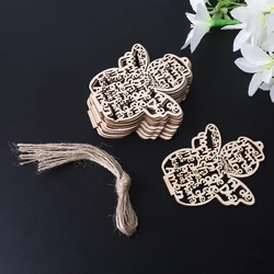 12 Pcs/Pack Wooden Hollow Out Angel for Doll Ornaments Pendants Embellishments for DIY Art Craft Projects Party DropShipping