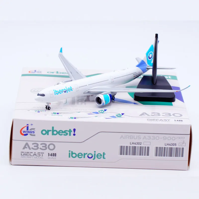 

LH4305 Alloy Collectible Plane Gift JC Wings 1:400 Iberojet Airbus A330-900neo Diecast Aircraft Jet Model CS-TKH With Stand