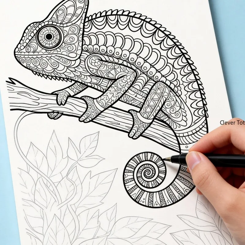 One Adult Decompression Graffiti Book, Retro Mechanical Wind Animation Line Drawing Coloring Book Character Copying Drawing Book