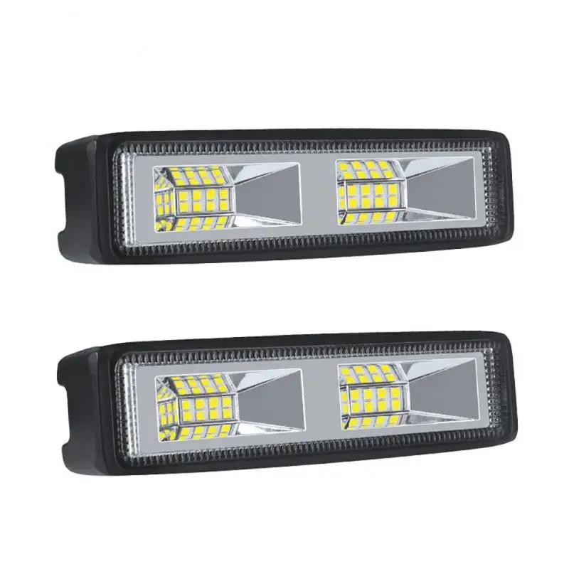 12V 24V LED Light Bar Off Road 4X4 Accessories 48W Working Light For Jeep Truck Car Boat Tractor Trailer SUV ATV Headlights