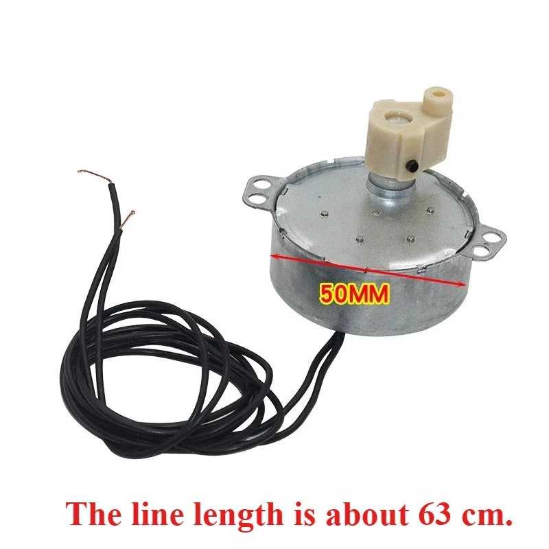 TDY-50 220V 4W 50/60Hz Universal Electric Fan Shaking Head Synchronous Motor Wall Fan Floor Remote Control Fan Motor With Rotor