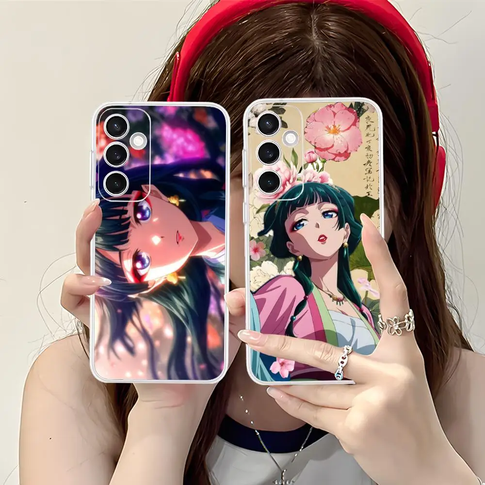 

Чехол для телефона Diaries Kusuriya Maomao для Samsung Galaxy S25 S24 S23 S22 S21Plus FE Ultra Clear Color Protective Cover Pretty