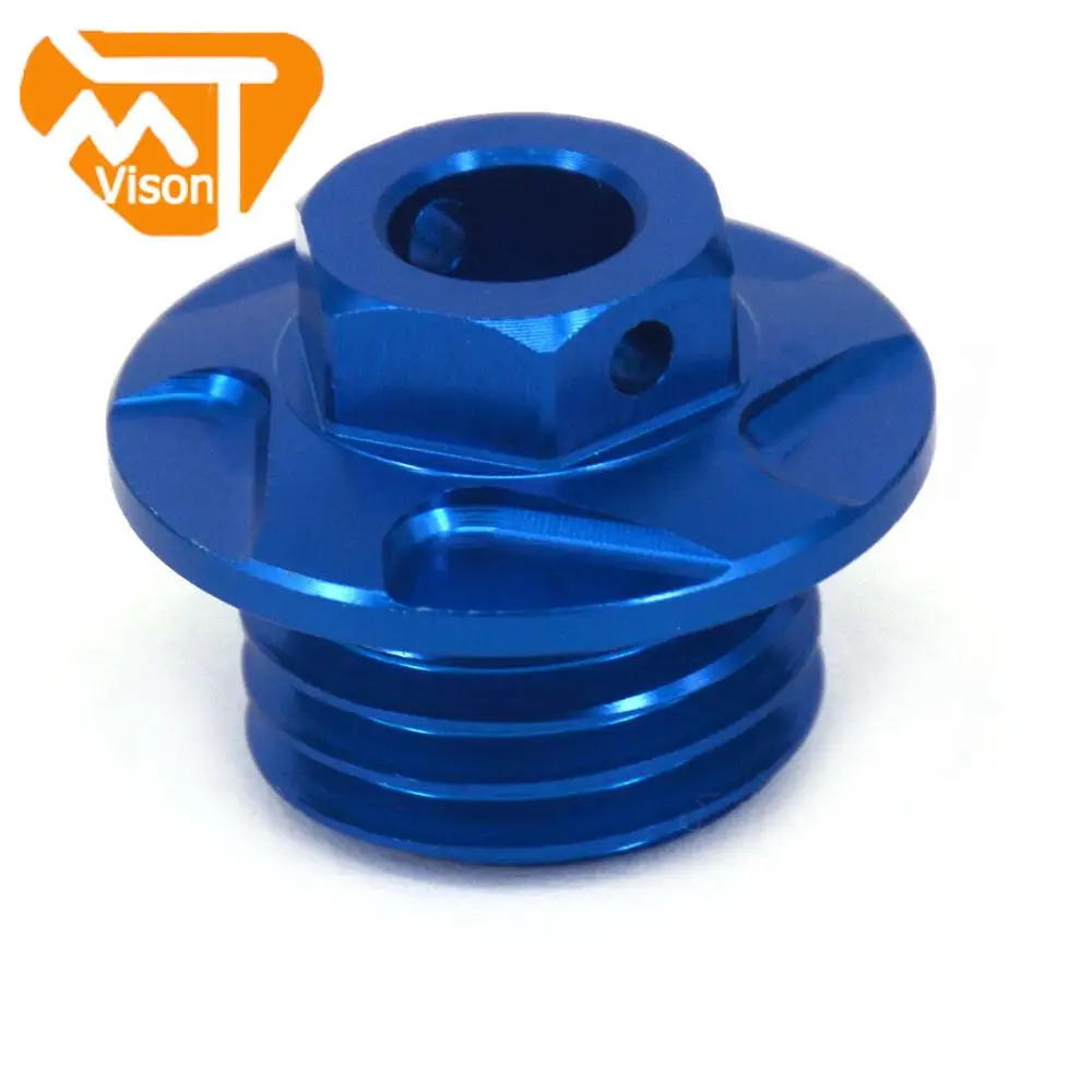 Motorcycle Front Rear Wheel Hub Spacer Engine Oil Filler Cap Plug Cover Axle Block Set For Yamaha YZ450F YZ 450F 2010-2013