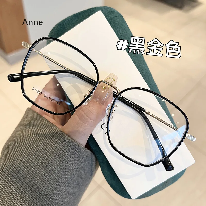 Anti Blue Light Myopia Glasses Stylish Women Men Metal Nearsighted Eyewear Shortsighted Myopic Eyeglasses Diopters 0-6.0 gafas