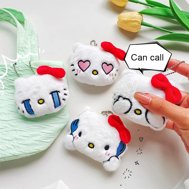 

Kawaii Sanrio брелок плюшевая скрипка Hello Kitty Аниме Кукла искусственная игрушка подарок для женщин девушек