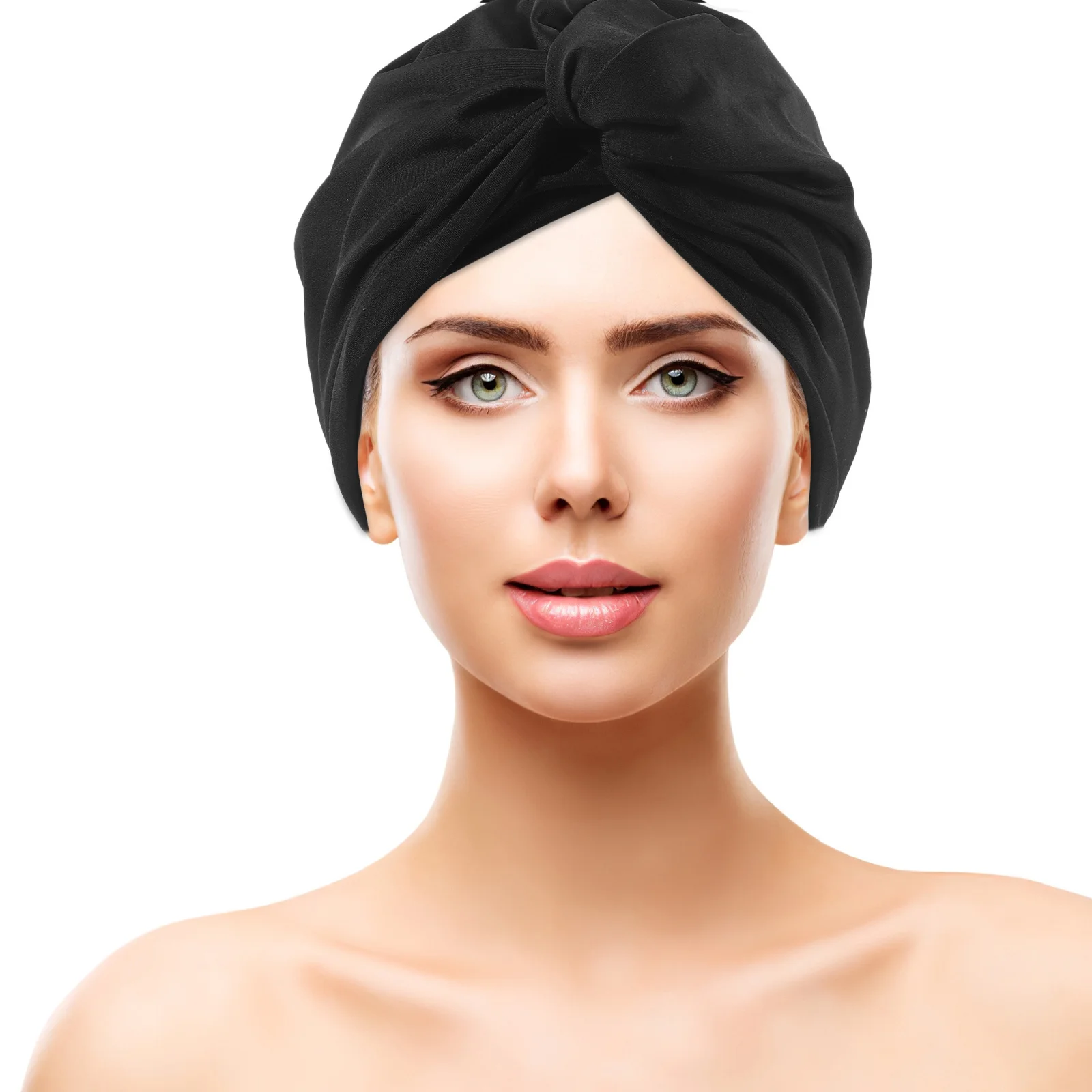 قبعة سباحة للنساء من مادة Chinlon، قبعة استحمام مرنة خفيفة الوزن للشعر الطويل، قبعة سباحة كبيرة قابلة للتمدد، زهرة صيفية