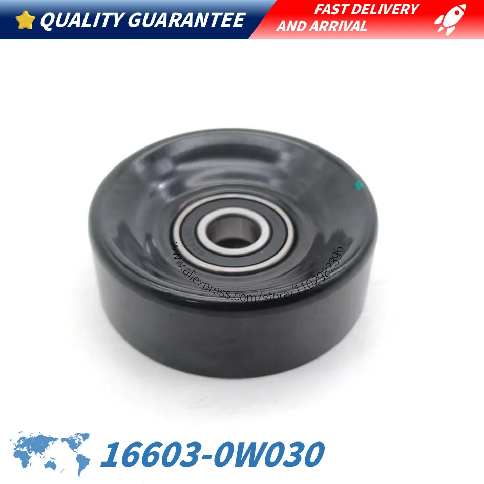 for TOYOTA LAND CRUISER 100 200 SEQUOIA 2000-2007 LEXUS GS GX LS Engine Pulley Tensioner, 16603-0W030 16603-0W010 16603-50010